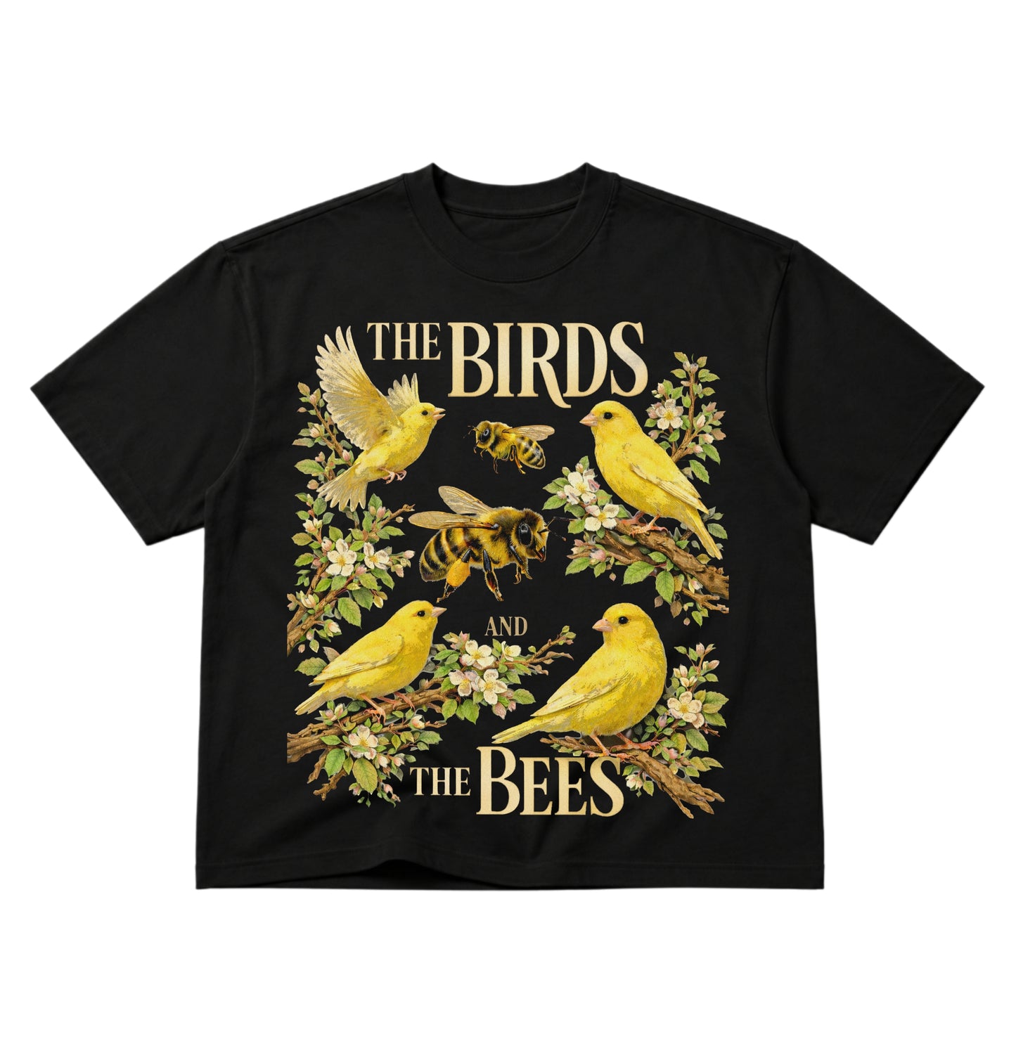 Birds and the Bees - Oversized Tee
