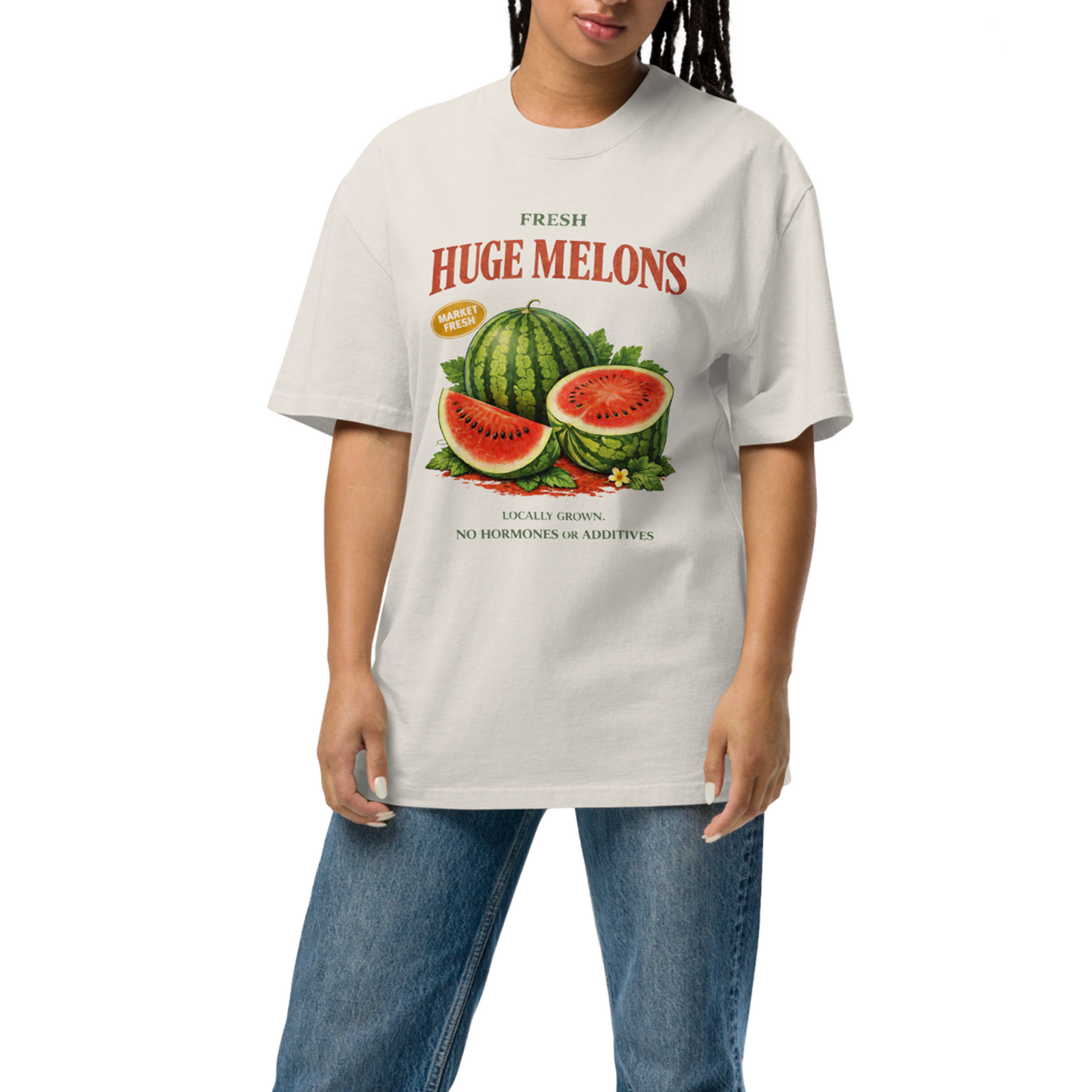 Huge Melons - Oversized Graphic T-Shirt